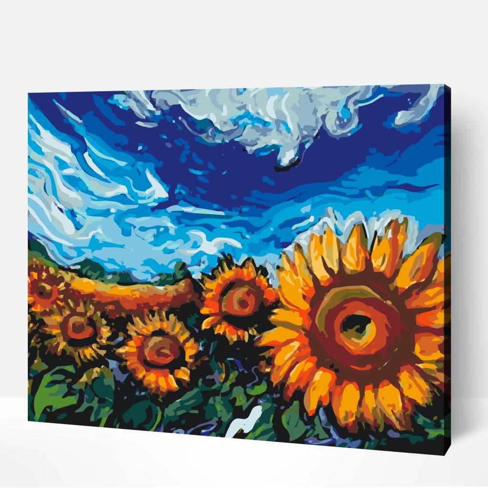 Absztrakt napraforgó 1 Absztrakt napraforgó