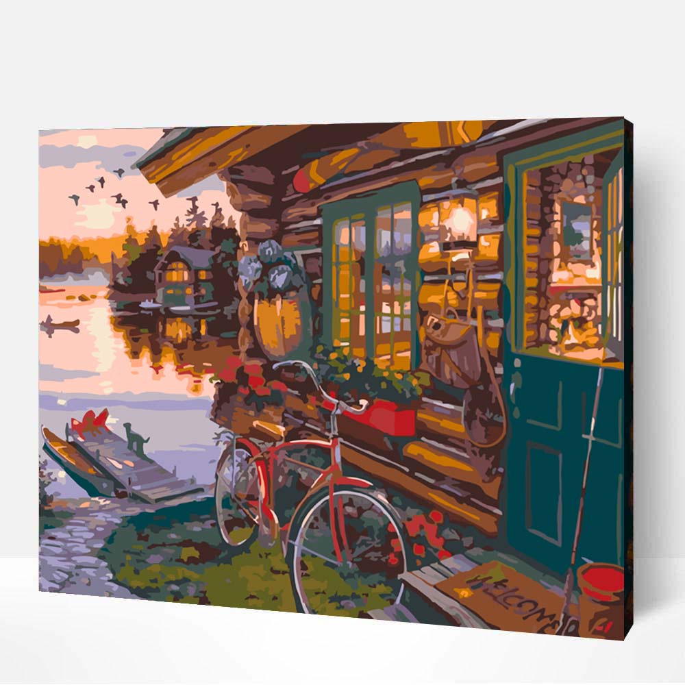 festede-horgasz-haz-szamfesto-2 Vidéki horgászház számozott kifestő