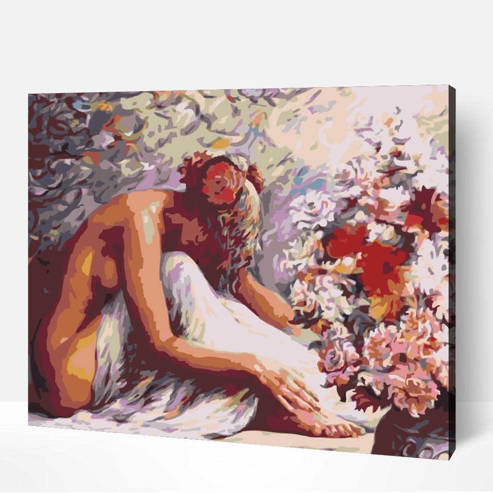 Hölgy portré számfestő 1 Hölgy portré számfestő