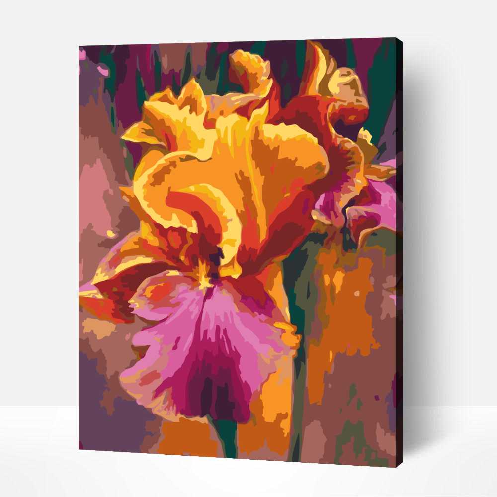 Élénk virág számfestő 1 Élénk virág számfestő