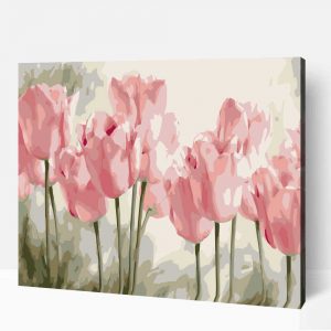 Anyáknapi tulipánok virágos kifestő